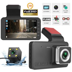 Dash Cam Car DVR 24H HD 1080P Dash Camera Dual Lens Video Recorder Dashcam Mirror Driving Recorder 1