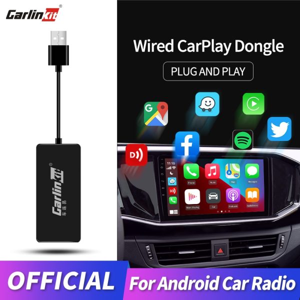 Wired Apple Carplay Dongle Android Auto Carplay Smart Link USB Dongle Adapter for Navigation Media Player Car Radio 1
